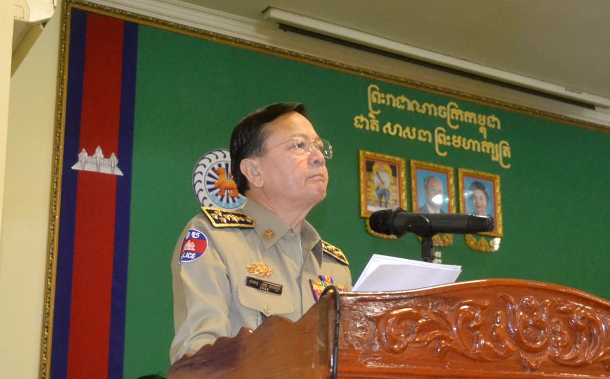 ចុចមើលវីដេអូ ដើម្បីស្តាប់ប្រសាសន៍ ឯកឧត្តមនាយឧត្តមសេនីយ៍ នេត សាវឿន ពេលប្រកាសតែងតាំងស្នងការថ្មី